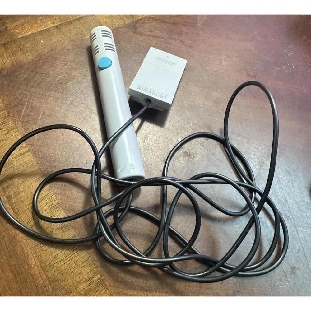 Nintendo GameCube Gray Microphone Accessory Untested